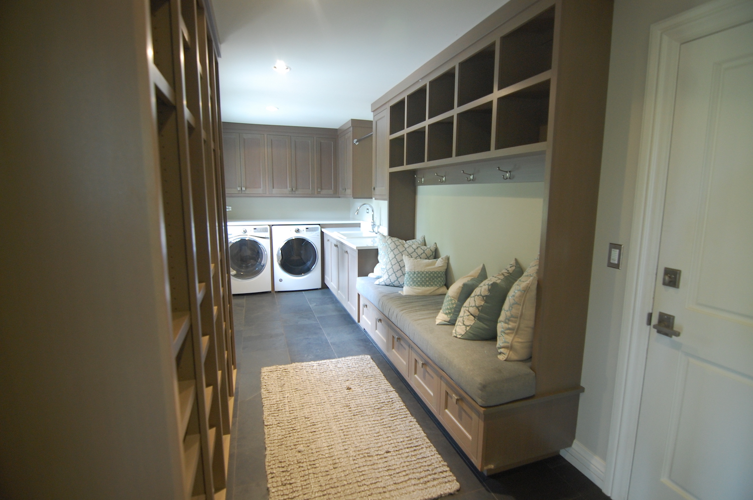 Edgecliff laundry room with built-in remodel